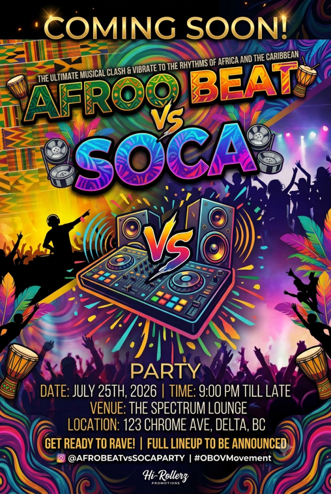 Afrobeats & Soca Night